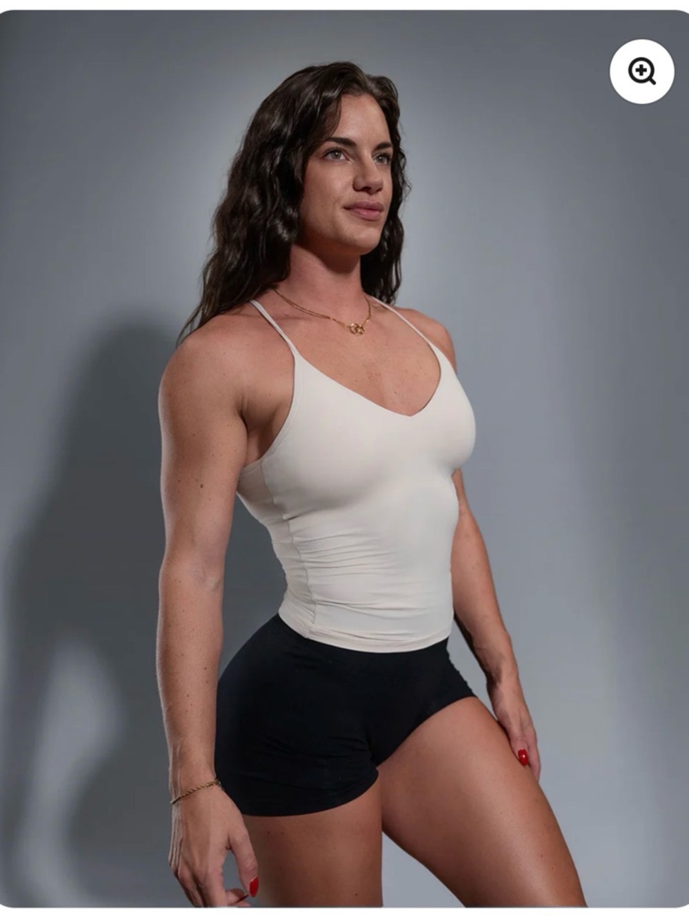 Violate The Dress Code, TEASE TANK - CREAM, Small, NWT